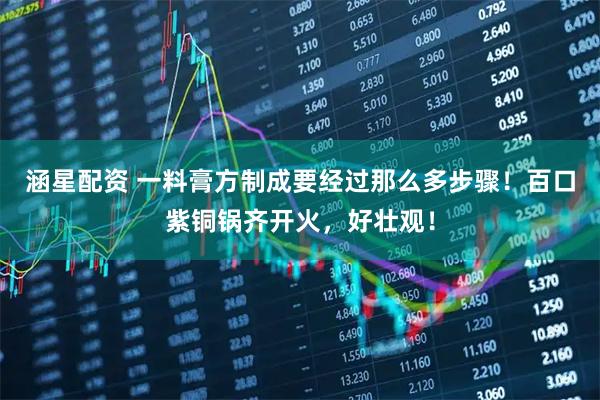 涵星配资 一料膏方制成要经过那么多步骤！百口紫铜锅齐开火，好壮观！