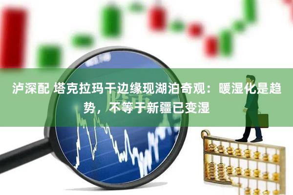 泸深配 塔克拉玛干边缘现湖泊奇观:暖湿化是趋势,不等于新疆已变湿